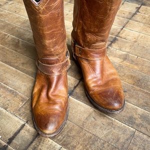 Frye Wyatt Harness Boots